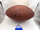 PAT MCAFEE WVU Mountaineers Colts Signed Autographed NFL Football PSA COA