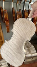 Wholesale 10pcs Un-varnish Stradivari Copy 4/4 Violin, Free ebony fingerborad