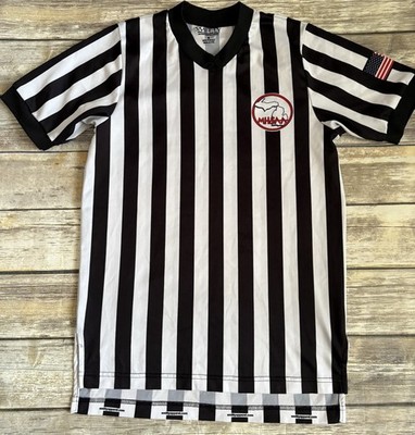 Smitty Basketball Referee MHSAA Shirt S Performance Mesh Moisture Wicking USA