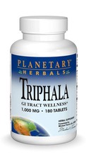 Planetary Herbals Triphala Internal Cleanser 1000mg 180 Tablets SEALED EXP 4/27