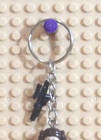 Minifigure Keychain Custom Star Wars Princess Leia with Blaster Charm Stand New — photo 4