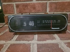 VTG Panasonic RC6015 FlipClock AMFM Radio BACK TO THE FUTURE Mostly work G3D