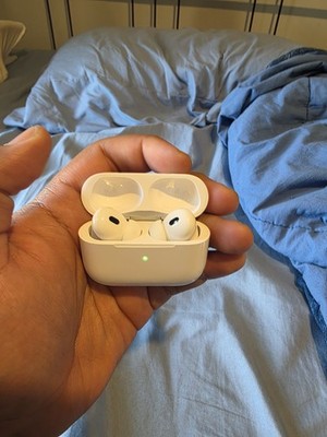 Apple AirPods Pro 2nd Generation with MagSafe Wireless Charging Case - White