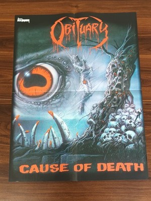 2 Seitiges Heavy Metal Poster --- Obituary - Machine Head --- 58cm x 44cm
