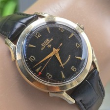 ELGIN SHOCK MASTER スモセコ メンズ ヴィンテージ 手巻き ELGIN SHOCK MASTER スモセコ メンズ ヴィンテージ 手巻き ELGIN SHOCK