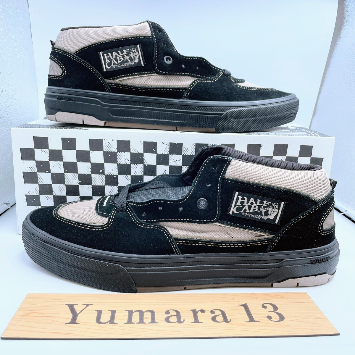 Vans Skate Half Cab Wafflecup Black Peyote VN000D9ZOUK Men's Size