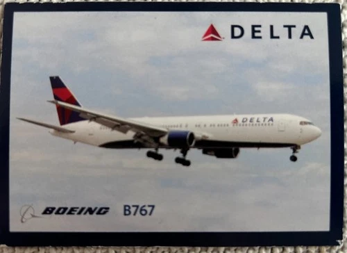 🔥RARE 2010 Delta Trading Card #22 Boeing 767 B767 - product listing photo