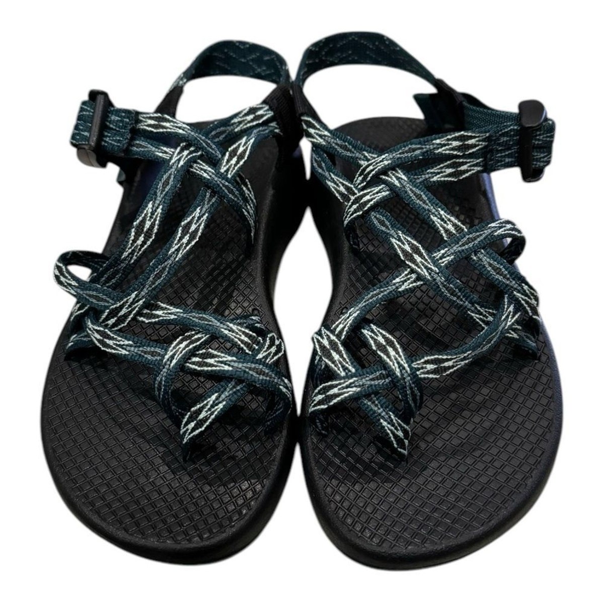 New Chaco Women's ZX/2 Classic Angular Teal Casual Sandals 6 View 5
