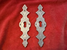 2 stare okucia srebrna blacha do szuflad meble drzwi 14,6 cm (3.