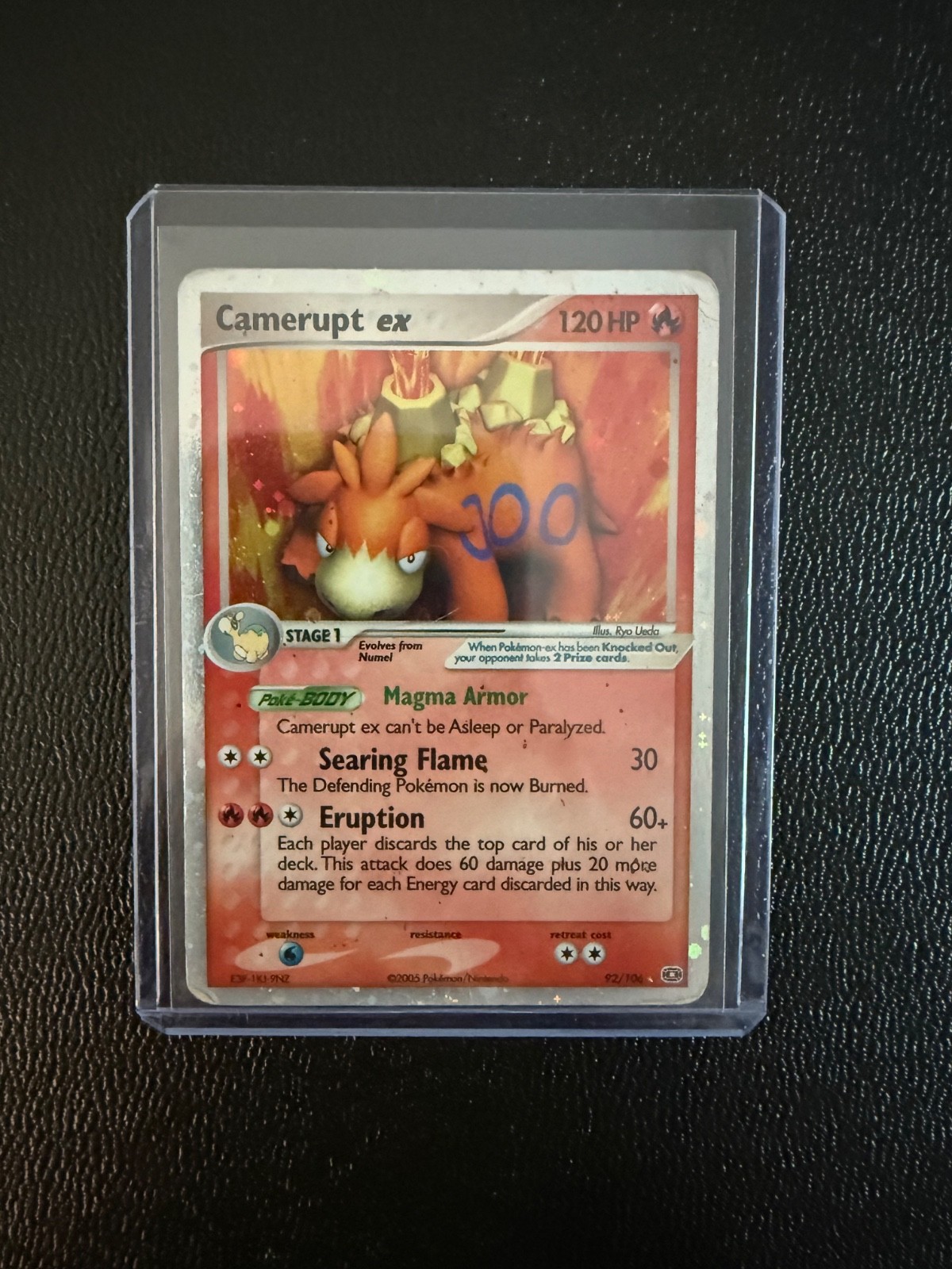 Pokemon Camerupt EX 92/106 Emerald Holo Ultra Rare MP