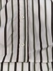 $450  BRUNELLO CUCINELLI GIRLS  HI-LOW SHIRT STRIPED MONILI BEADS SIZE 6 ITALY — photo 3