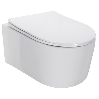 i-flair randlos Toilette Hänge WC ADIGE inkl.Sitz mit Absenkautomatik