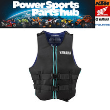 NEW GENUINE YAMAHA LIFE VEST UNISEX VALUE BLACK MEDIUM MAR-25VVN-BK-MD