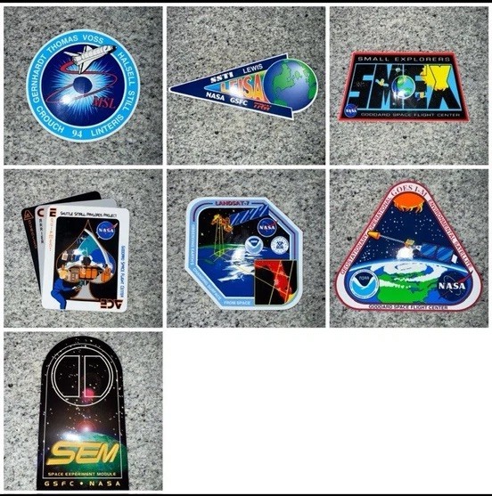 NASA DECALS LOT OF 7