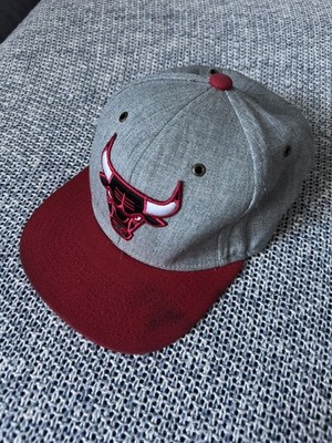 Chicago Bulls Mitchell & Ness NBA Team Snapback Cap Chicago Bulls Rot/Grau 