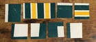 Lot Reggie White Packers Game Used Worn Jersey Patches NFL HOF NO COA CARDS