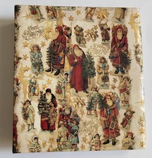 Photo Album Victorian Santa 50 Page 4"x6" Plastic Sleeves 200 Photos Removable