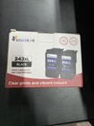 Relcolor 2pcs Pg-243Xl Ink Cartridge clfor Canon Mg2420 Mg2450 Mg2522 Mg2520
