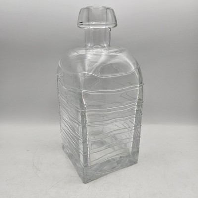 Bengt Orup for Johansfors Vintage Mid-Century Modern Hand-Blown Glass Bottle