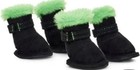 Authentic Vip Puppy Ugg Booties Set Of 4 Neon Green And Black XX Small — photo 5