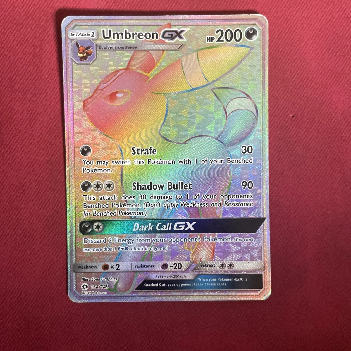 Umbreon GX Pokémon TCG Cards for sale | eBay