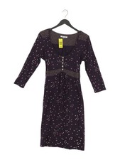 White Stuff Bodycon Midi Dress UK12 in Purple