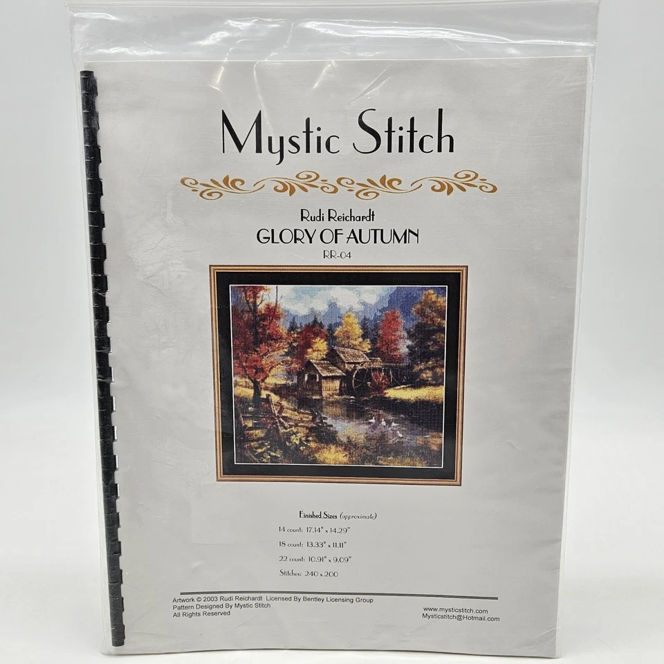 Punto Místico Punto de Cruz Patrón Gloria del Otoño RR-04 Rudi Reichardt  Foto 2 de 4