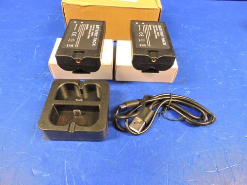 2X Battery + Charger for Ring Video Doorbell 2 3 3+ 4 Spotlight Camera Plus Pro - Picture 3 of 7
