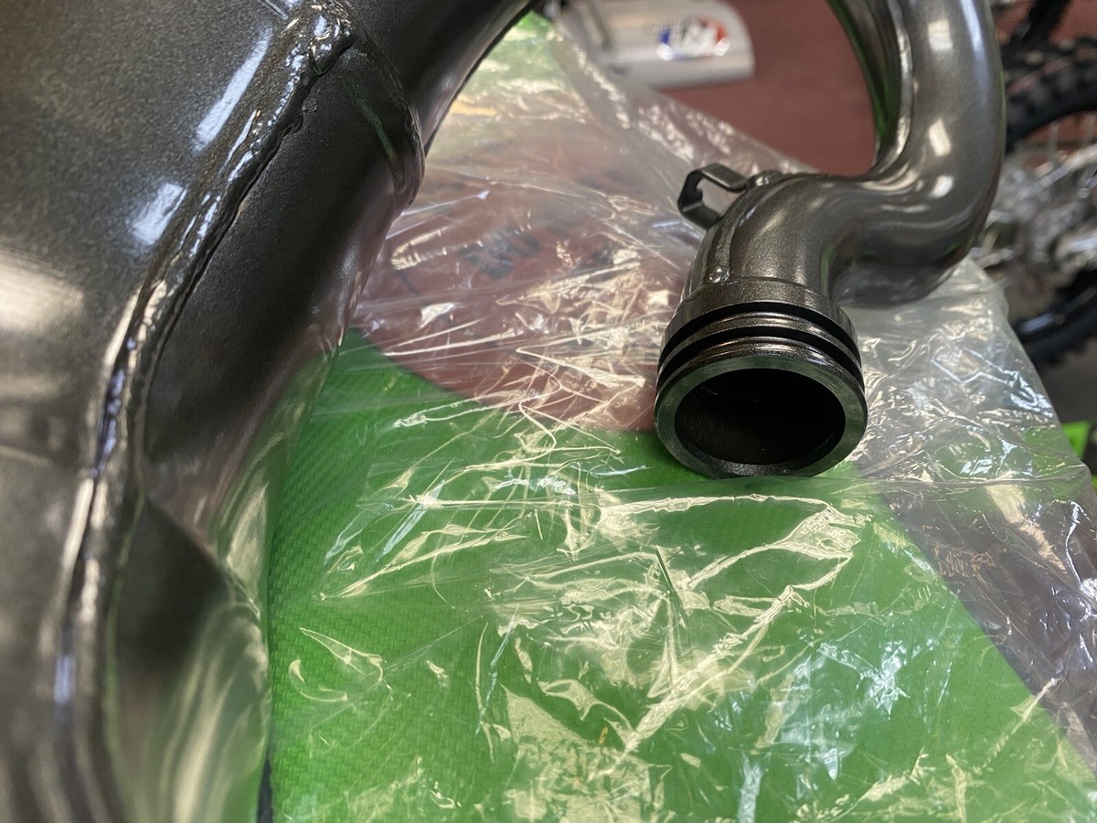 02-19 Kawasaki Kx65 OEM Expansion Chamber Exhaust Pipe