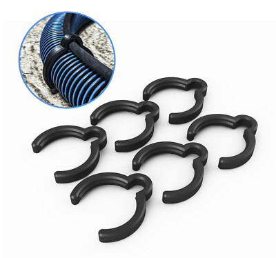 6x Schlauch Kabel-Clip für Absaugschläuche Ø 35mm Kabelklemme Bosch u.ä. 