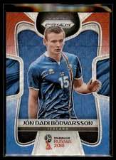 2018 Panini Prizm World Cup RED BLUE WAVE #106 Jon Dadi Bodvarsson - Iceland Qty