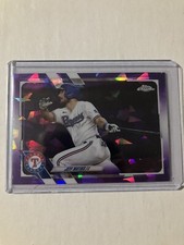 2021 Topps Chrome Sapphire Edition Purple /10 Jeff Mathis #348 SSP