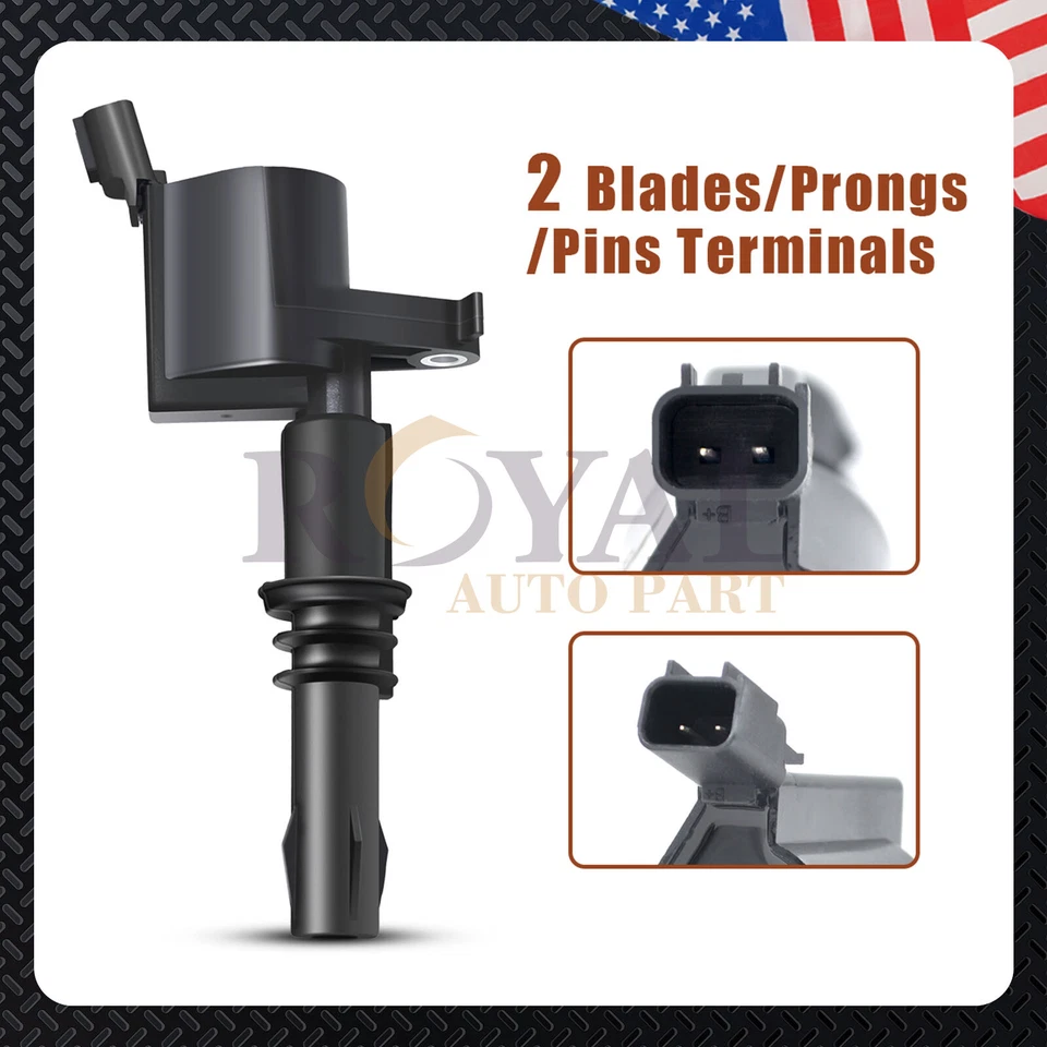 For FORD High Performance 8 Ignition Coils DG511 and 8 Spark Plugs SP546 PZK14F Foto 2 de 4