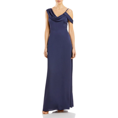 Aqua Womens One Shoulder Maxi Evening Dress 8 | eBay