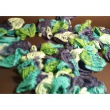 Multi color knit scarf 90"