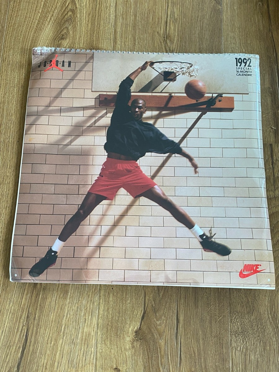 Nike 1992 Michael Jordan 16 Month Calendar BRAND NEW SEALED | eBay