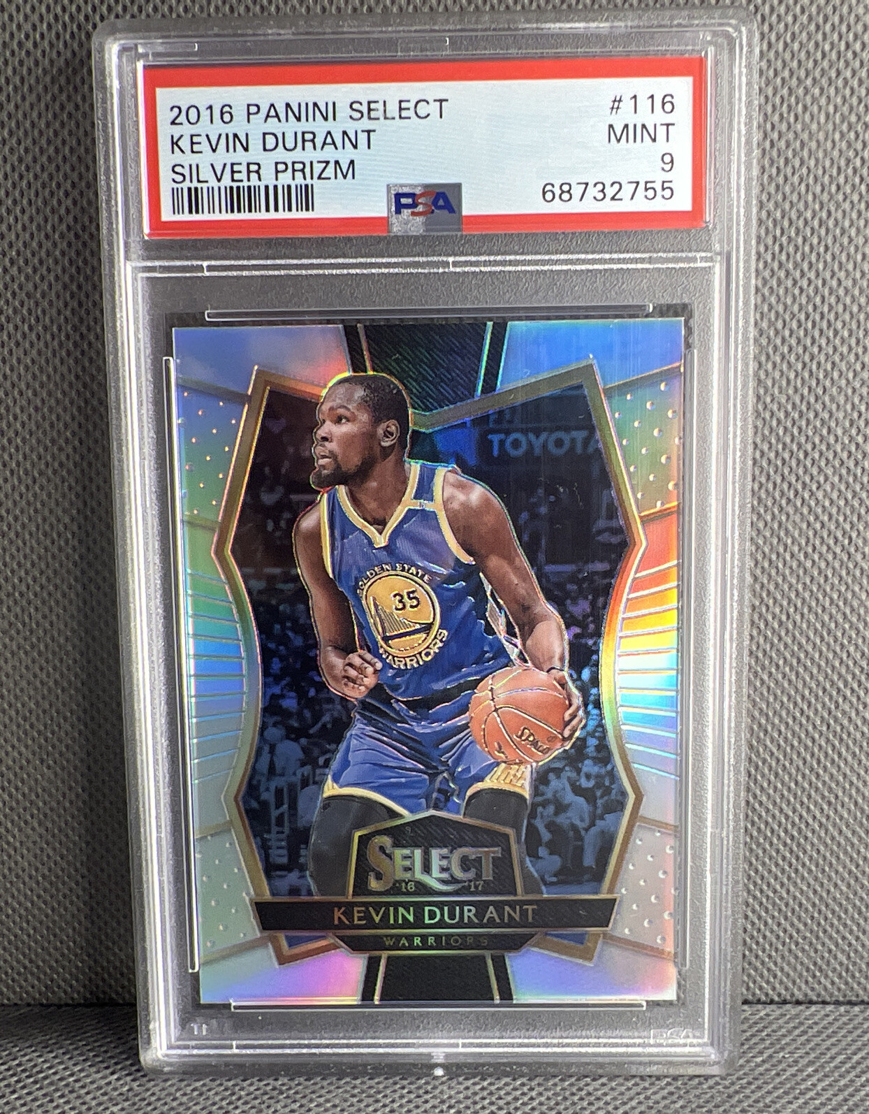 Kevin Durant 2016 Panini Select Silver Prizm #116 PSA 9 Premier Level