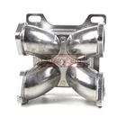Carburetor Kit 12-3144 Twin 45 DCOE WEBER TYPE W 4 Barrel Adaptor For Holley - Picture 2 of 12