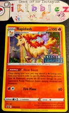 Rapidash SWSH270 NM Holo Black Star Silver Tempest Pokémon Promo! on eBay
