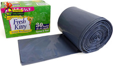 30 Count Litter Box Liners Super Thick, Durable, Easy Clean up Jumbo Scented, B