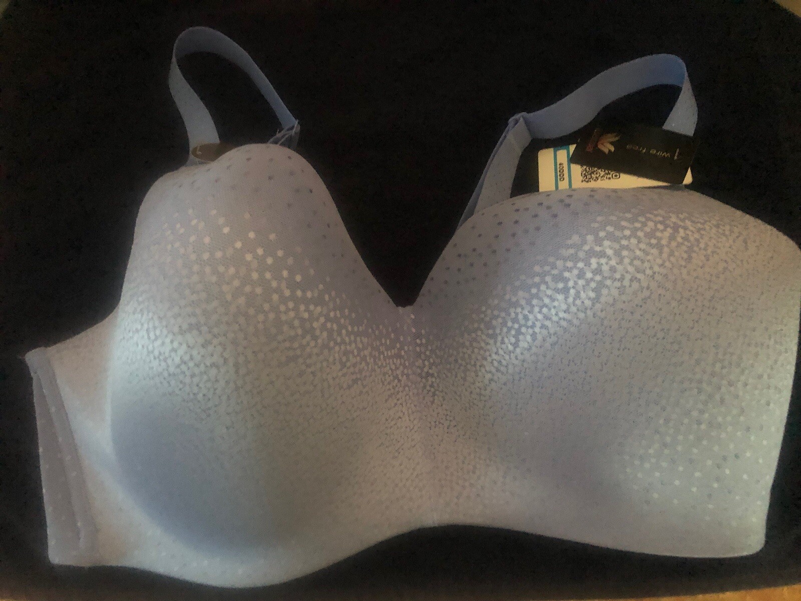 Wacoal 856303 Back Appeal Wire Free T-Shirt Bra BLUE Size 40DDD New With Tags