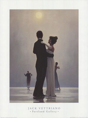 JACK VETTRIANO Dance me to the End of Love 31.5'' x 23.75'' Offset Lithograph 1999