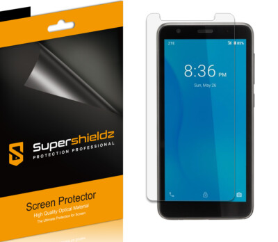 6X Supershieldz Clear Screen Protector Saver for ZTE Quest