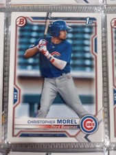 2021 Bowman Christopher Morel 1st Bowman Paper #BP-131 Cubs Hot Rookie