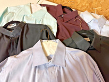 lot of six men's dress shirts, size 16-34, large