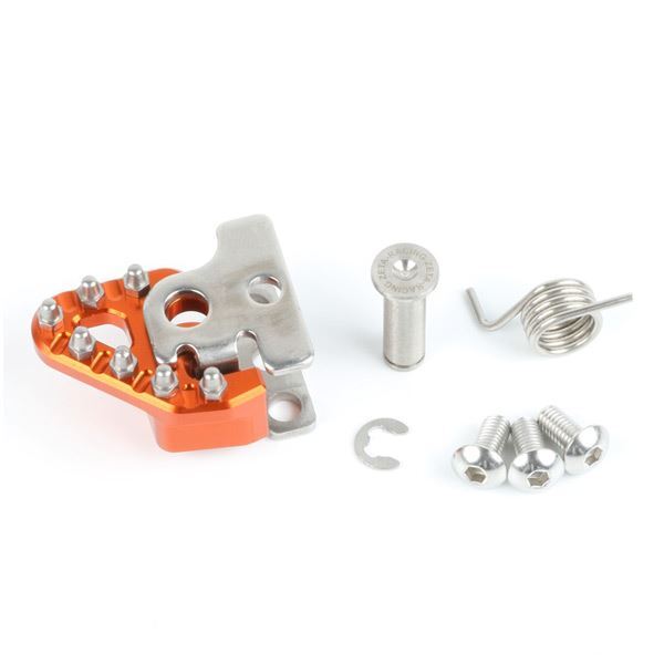 ZETA Trigger Brake Pedal Replacement Tip/Chip Set Orange