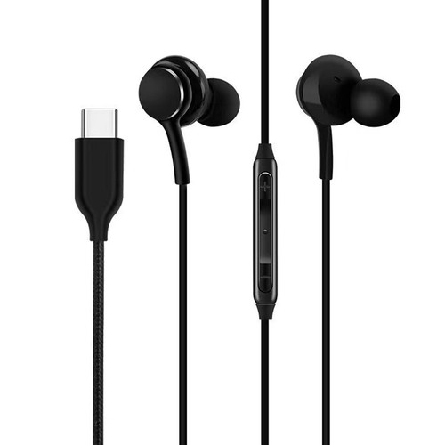 USB C Type C Braided Earphones Headphones Earbuds For Samsung iPad iPhone 15 Pro