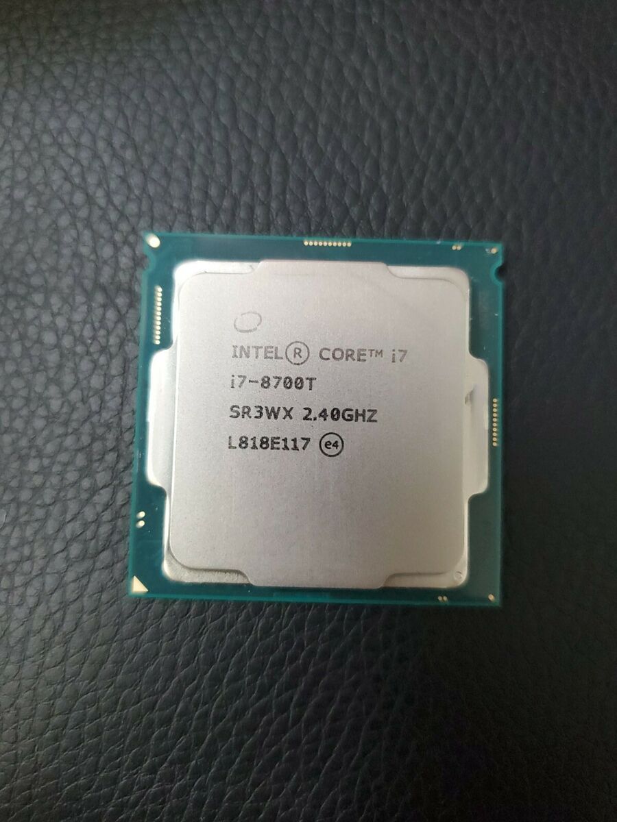Intel Core i7-8700T CPU SR3WX 2.40GHz LGA1151 Socket 8th Intel Core i7-8700T CPU SR3WX 2.40GHz LGA1151 Socket 8th