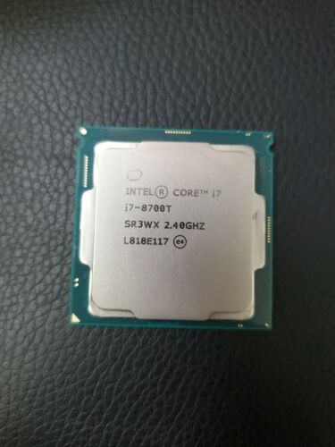 Intel Core i7-8700T CPU SR3WX 2.40GHz LGA1151 Socket 8th Generation Processor - Picture 1 of 2