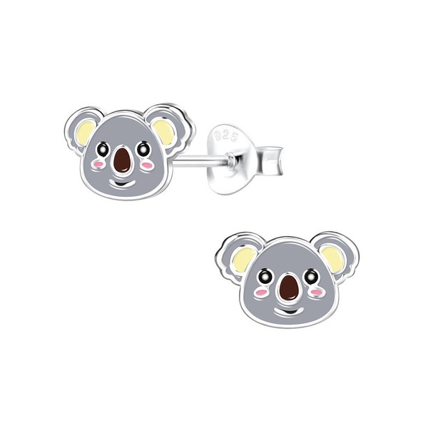 Kinder Ohrstecker Koala Ohrringe Sterling Silber 925 Damen MäDchen Geschenk-image